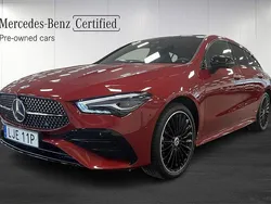 Röd Begagnad 2024 Mercedes CLA250e Shooting Brake AMG Kombi | 439 000 kr (Lite dyr)