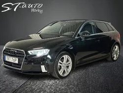 Svart Begagnad 2019 Audi A3 Sportback Sport Halvkombi | 209 900 kr (Lite dyr)