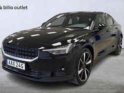 Svart Begagnad 2021 Polestar 2 Long Range Dual motor Sedan | 299 900 kr (Marknadspris)