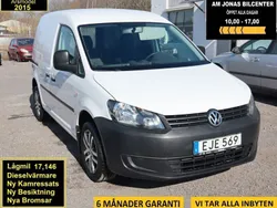Vit Begagnad 2015 VW Caddy Minibuss | 59 900 kr (Bra pris)