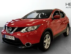 Röd (red) Begagnad 2016 Nissan Qashqai N-Connecta SUV | 139 800 kr (Bra pris)