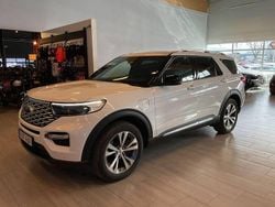 Vit Begagnad 2020 Ford Explorer Hybrid Platinum SUV | 598 000 kr