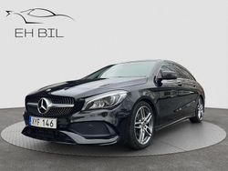 Svart Begagnad 2019 Mercedes CLA200 Shooting Brake AMG Kombi | 244 900 kr (Bra pris)