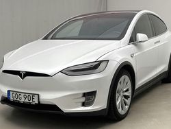 Vit Begagnad 2021 Tesla Model X Long Range AWD SUV | 439 000 kr (Superpris)