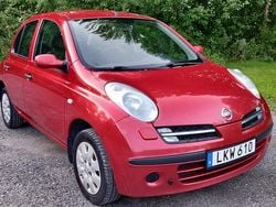 Röd Begagnad 2007 Nissan Micra Halvkombi | 24 500 kr (Lite dyr)