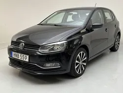 Svart Begagnad 2015 VW Polo | 79 000 kr (Marknadspris)