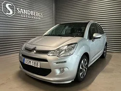 Silver Begagnad 2016 Citroën C3 PureTech Halvkombi | 88 500 kr (Marknadspris)