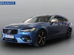 Blå Begagnad 2018 Volvo V90 R-Design Kombi | 289 900 kr (Marknadspris)