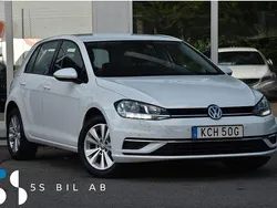 Vit Begagnad 2019 VW Golf VII Halvkombi | 157 900 kr (Marknadspris)