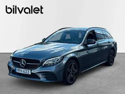 Grå Begagnad 2021 Mercedes C300e AMG line Kombi | 279 900 kr (Dyr)