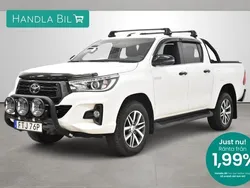 Vit Begagnad 2019 Toyota HiLux Pickup | 439 900 kr (Dyr)