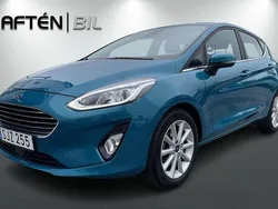 Blå Begagnad 2018 Ford Fiesta Titanium Halvkombi | 119 900 kr (Marknadspris)