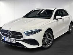 Vit (white) Begagnad 2024 Mercedes A250 AMG Halvkombi | 364 900 kr