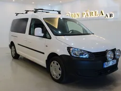 Vit Begagnad 2013 VW Caddy Maxi Minibuss | 89 900 kr (Dyr)