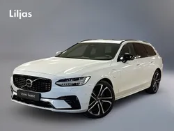 Vit Begagnad 2021 Volvo V90 R-Design Pro Kombi | 429 000 kr (Marknadspris)