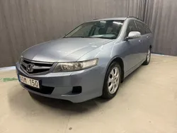 Ljusblå (blå) Begagnad 2006 Honda Accord Sport Kombi | 39 900 kr (Superpris)