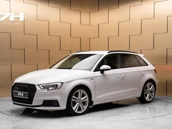 Vit Begagnad 2017 Audi A3 Sportback S-Line Halvkombi | 229 000 kr (Dyr)