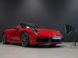 Flerfärgad (carmine red) Begagnad 2021 Porsche 911 Carrera 4S Cabriolet Cab | 1 579 000 kr