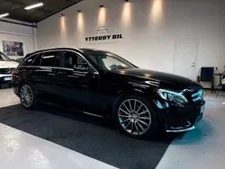 Svart Begagnad 2015 Mercedes C220 AMG line Kombi | 214 900 kr (Lite dyr)