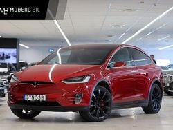 Röd Begagnad 2019 Tesla Model X Performance SUV | 589 900 kr