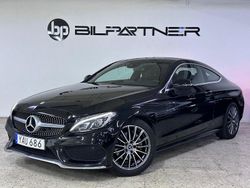 Svart Begagnad 2015 Mercedes C220 AMG Sportkupé | 189 900 kr (Marknadspris)