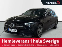 Svart Begagnad 2022 Mercedes C200 AMG line Kombi | 439 900 kr (Marknadspris)