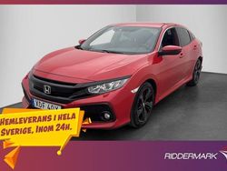 Röd Begagnad 2018 Honda Civic Elegance Halvkombi | 168 900 kr (Marknadspris)