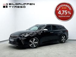 Svart Begagnad 2017 Kia Optima GT-Line Kombi | 169 900 kr (Marknadspris)
