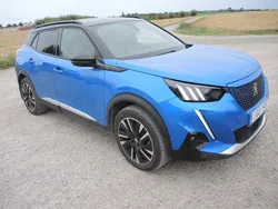 Blå Begagnad 2021 Peugeot e-2008 GTi SUV | 197 000 kr (Lite dyr)