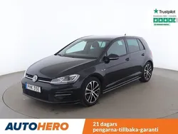 Svart Begagnad 2019 VW Golf VII R-line Halvkombi | 179 000 kr (Marknadspris)