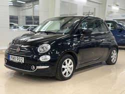 Svart Begagnad 2016 Fiat 500 Lounge Halvkombi | 48 900 kr