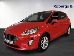 Röd Begagnad 2020 Ford Fiesta Titanium Halvkombi | 154 800 kr (Marknadspris)