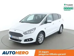 Vit Begagnad 2017 Ford S-MAX Titanium Minibuss | 159 000 kr (Bra pris)