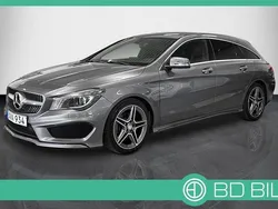 Mörkgrå Begagnad 2015 Mercedes CLA200 Shooting Brake AMG Kombi | 177 900 kr (Marknadspris)