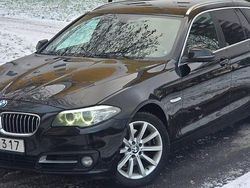 Svart Begagnad 2015 BMW 520 Kombi | 109 800 kr (Marknadspris)