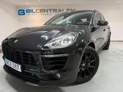 Svart Begagnad 2016 Porsche Macan S Sport SUV | 339 900 kr (Marknadspris)