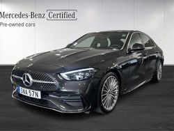 Grå (grey) Begagnad 2025 Mercedes C200 AMG line Sedan | 559 900 kr (Dyr)