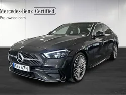 Grå (grey) Begagnad 2025 Mercedes C200 AMG line Sedan | 559 900 kr