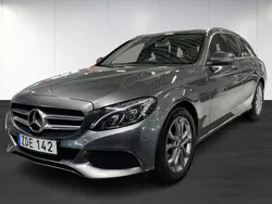 Grå Begagnad 2017 Mercedes C180 Avantgarde Kombi | 234 000 kr (Marknadspris)