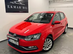 Röd Begagnad 2016 VW Polo Halvkombi | 87 900 kr (Marknadspris)