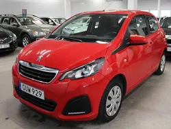Röd Begagnad 2014 Peugeot 108 Halvkombi | 98 000 kr (Marknadspris)