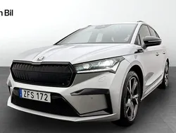 Silver Begagnad 2023 Skoda Enyaq iV SportLine SUV | 494 500 kr (Bra pris)