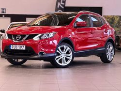 Röd Begagnad 2017 Nissan Qashqai 360º SUV | 134 900 kr (Bra pris)