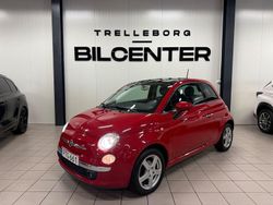 Röd Begagnad 2014 Fiat 500 Lounge Halvkombi | 59 900 kr (Marknadspris)