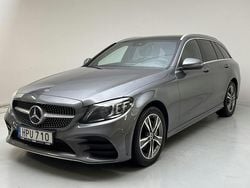 Grå Begagnad 2019 Mercedes C220 AMG line Kombi | 274 900 kr (Marknadspris)