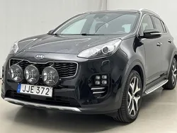 Svart Begagnad 2016 Kia Sportage GT-Line SUV | 158 800 kr (Bra pris)