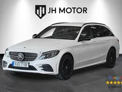 Vit Begagnad 2019 Mercedes C220 AMG Kombi | 259 900 kr (Marknadspris)
