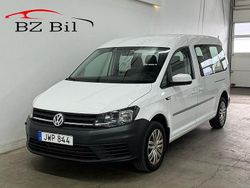 Vit Begagnad 2017 VW Caddy Maxi Life Life Minibuss | 179 900 kr (Marknadspris)