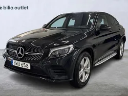Svart Begagnad 2018 Mercedes GLC220 AMG Sportkupé | 359 000 kr (Marknadspris)