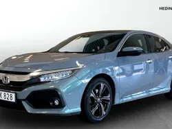 Mörkgrå (grey) Begagnad 2018 Honda Civic Halvkombi | 184 900 kr (Bra pris)